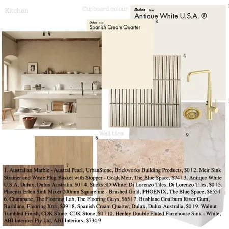 Molly's Home:Kitchen with tags Interior Design Mood Board by Elisenda Interiors on Style Sourcebook