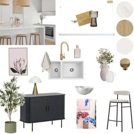 Sophie's Kitchen Interior Design Mood Board by AJ Lawson Designs on Style Sourcebook