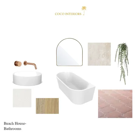 Beach House Bathroom Interior Design Mood Board by Coco Interiors on Style Sourcebook
