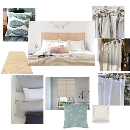 טקסטיל לחדר שינה טבעי נורדי קצת רומנטי Interior Design Mood Board by avishag on Style Sourcebook