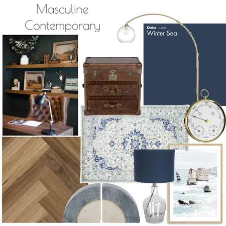 masculine contemporary Interior Design Mood Board by mellalynne on Style Sourcebook