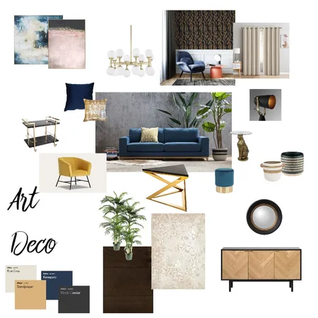 Art Deco Design Interior Design Mood Board by MonicaSzasz on Style Sourcebook