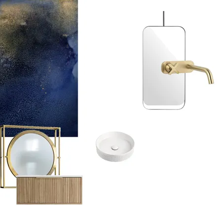 Powder Room Interior Design Mood Board by Studio Vincent on Style Sourcebook