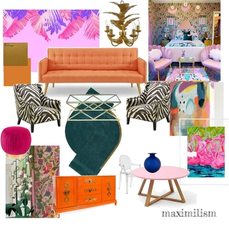 maximalism Interior Design Mood Board by An earnest design on Style Sourcebook
