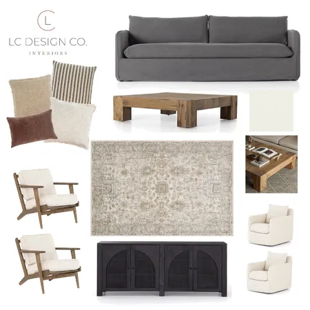 Tom & Marissa Upper Living Room Interior Design Mood Board by LC Design Co. on Style Sourcebook