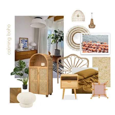 calming boho Interior Design Mood Board by cherrish.hardy on Style Sourcebook