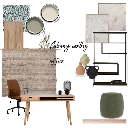 Claming earthy office Interior Design Mood Board by Jewel Interiors on Style Sourcebook