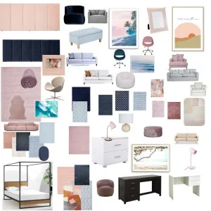 Eden's new bedroom Interior Design Mood Board by cgriffin on Style Sourcebook