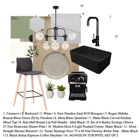 organic modern kitchen Interior Design Mood Board by Daniellebillett22 on Style Sourcebook