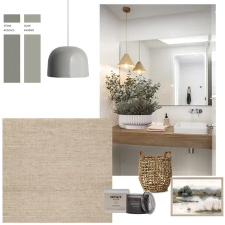 Tracey powder room Interior Design Mood Board by Oleander & Finch Interiors on Style Sourcebook