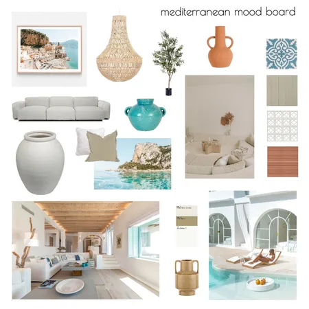 Mediterranean Mood Board Interior Design Mood Board by Jo23 on Style Sourcebook