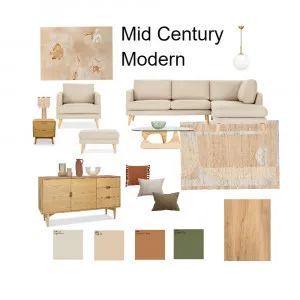 mid century modern Interior Design Mood Board by Robyn Chamberlain on Style Sourcebook