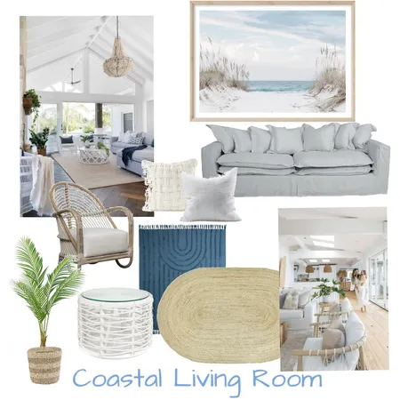 Coastal Living Room Interior Design Mood Board by Savvi Home Styling on Style Sourcebook