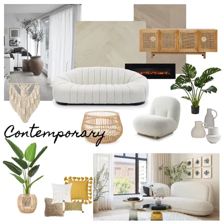 Contemporary Mood Board Interior Design Mood Board by Phuong Haddad on Style Sourcebook