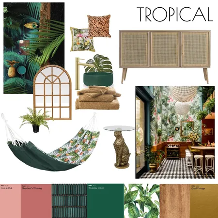 Tropical Interior Design Mood Board by Alexandra Paul Interiors on Style Sourcebook