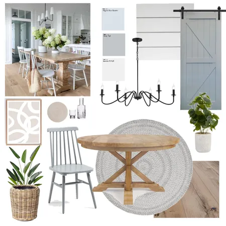 Farmhouse dining room Interior Design Mood Board by WendyJB on Style Sourcebook