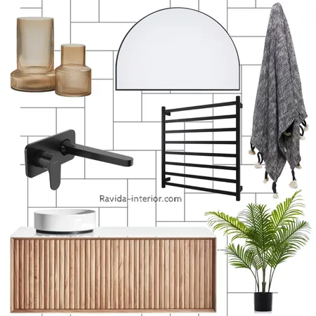 Exclusive Bathroom Interior Design Mood Board by Ravida-interior on Style Sourcebook