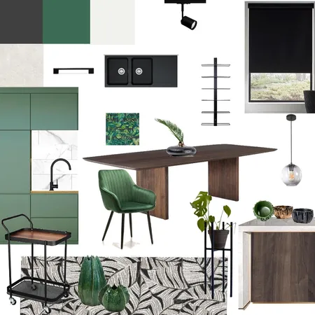 Analogous Kitchen Interior Design Mood Board by Marlene on Style Sourcebook
