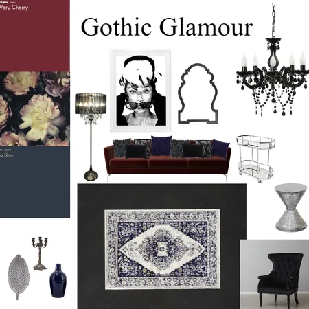 Gothic Glamour Mood Board Interior Design Mood Board by Bricks and Beams on Style Sourcebook