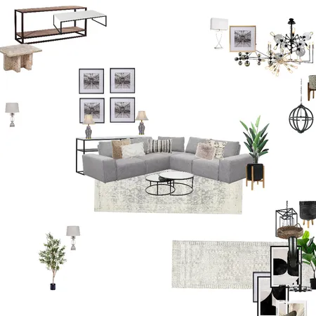 NEW CLIENT MODERN LIVING ROOM Interior Design Mood Board by fha_1997 on Style Sourcebook