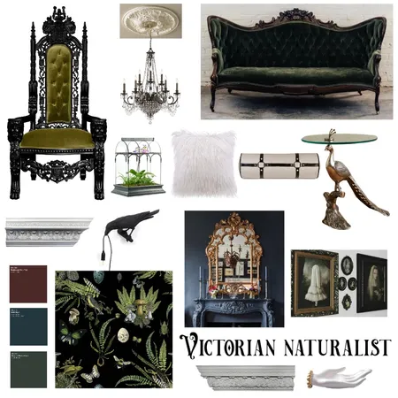 Victorian Naturalist Interior Design Mood Board by Dreamscape Decor on Style Sourcebook
