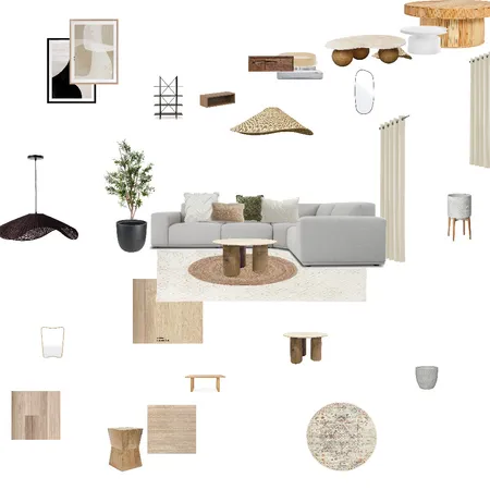 6.1 NEW CLIENT MODERN LIVING ROOM Interior Design Mood Board by fha_1997 on Style Sourcebook