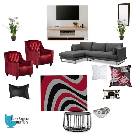 ZUKIE TV LOUNGE Interior Design Mood Board by Nozie on Style Sourcebook