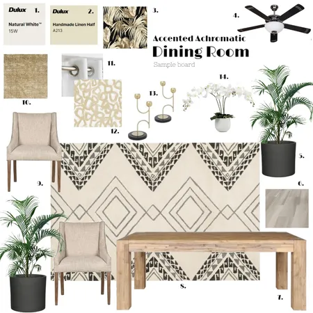 Accented Achromatic Interior Design Mood Board by Chane Chantal on Style Sourcebook