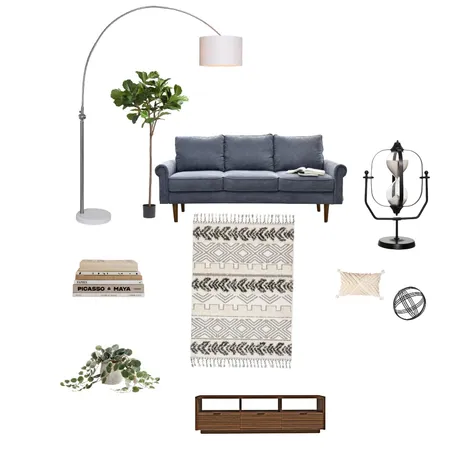 Modern boho LR Interior Design Mood Board by CLAUGUM on Style Sourcebook