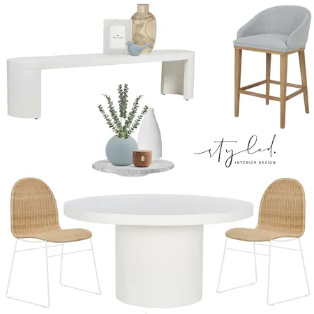 Mills Living / Dining #1 Interior Design Mood Board by Styled Interior Design on Style Sourcebook