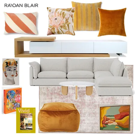 LIVING SIMONE Interior Design Mood Board by RAYDAN BLAIR on Style Sourcebook