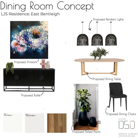 Dining Room Interior Design Mood Board by Debschmideg on Style Sourcebook