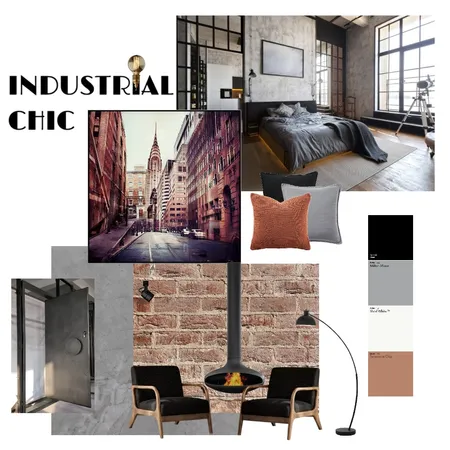 Industrial - Assignment 3 Interior Design Mood Board by Quinnli on Style Sourcebook
