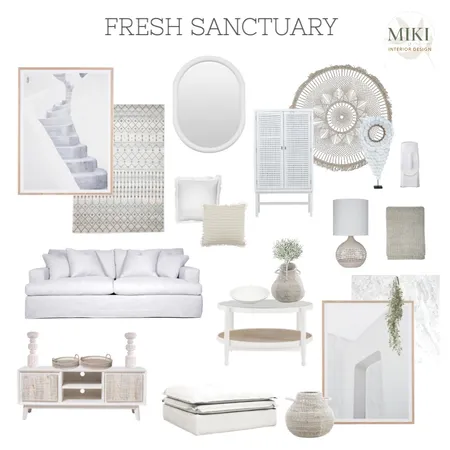 FRESH SANCTUARY Interior Design Mood Board by MIKI INTERIOR DESIGN on Style Sourcebook