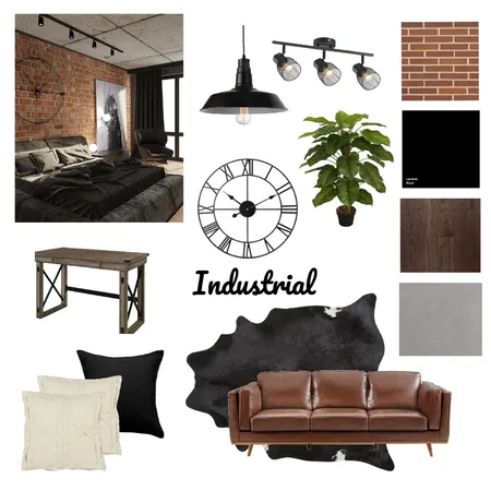 Industrial Interior Design Mood Board by GemmaLunar on Style Sourcebook
