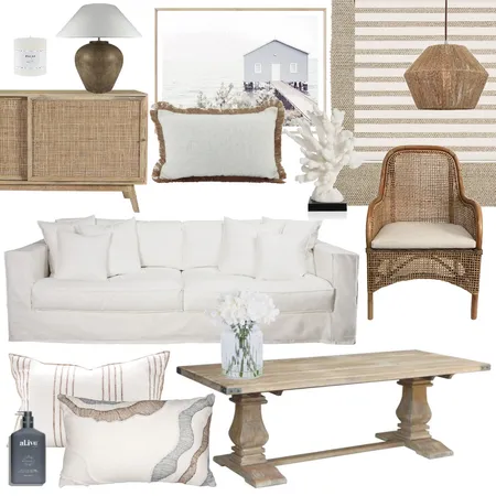 coastal living room Interior Design Mood Board by Csermak Debora on Style Sourcebook