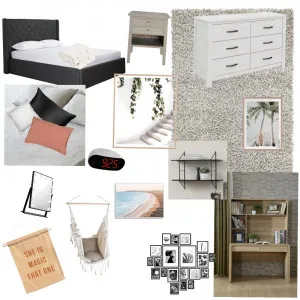Teen girl bedroom Interior Design Mood Board by lilymort on Style Sourcebook