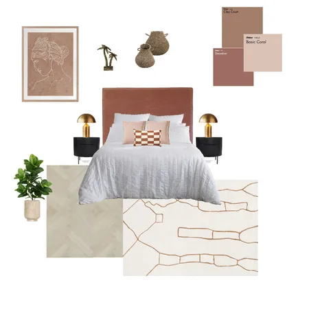 Girly earthy bedroom Interior Design Mood Board by Suite.Minded on Style Sourcebook