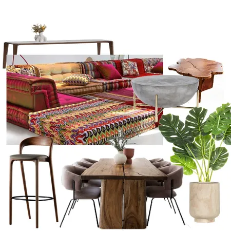boho chic Interior Design Mood Board by jinal on Style Sourcebook