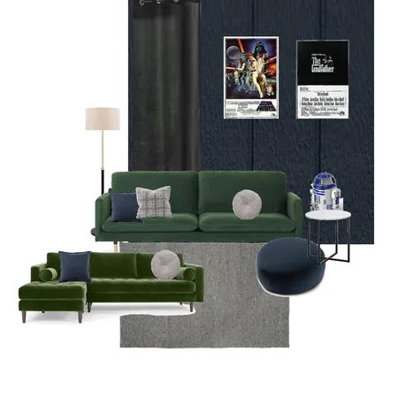 Moody Theatre Room 2 Interior Design Mood Board by woonm on Style Sourcebook