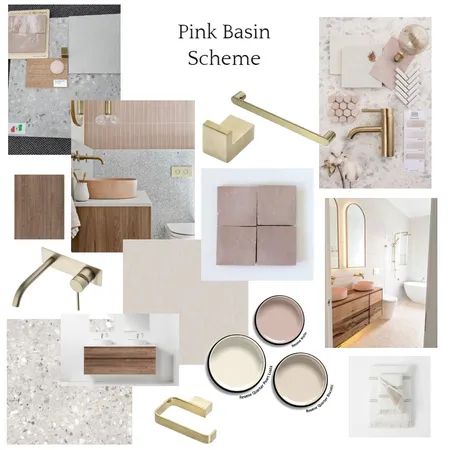 Pink Basin Scheme Interior Design Mood Board by JJID Interiors on Style Sourcebook
