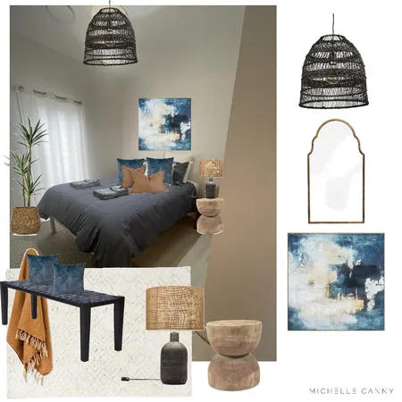 Draft Mood Board Industrial Bedroom Interior Design Mood Board by Michelle Canny Interiors on Style Sourcebook