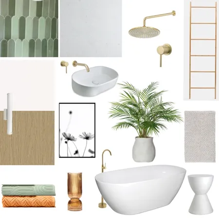Module 9 - Bathroom Interior Design Mood Board by Keely Styles on Style Sourcebook