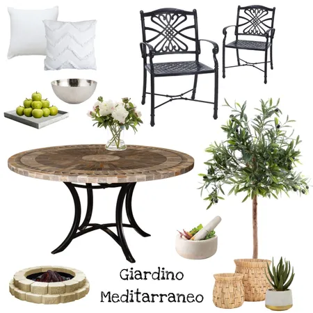 Giardino Mediterraneo Interior Design Mood Board by Alessia Malara on Style Sourcebook