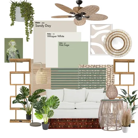 1st Mood Board - Natural Bohemian Interior Design Mood Board by angelickoi on Style Sourcebook