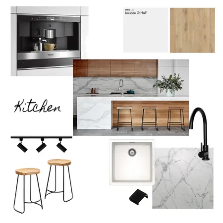 Drew & Leah Kitchen Mood Board Interior Design Mood Board by CaraLee on Style Sourcebook