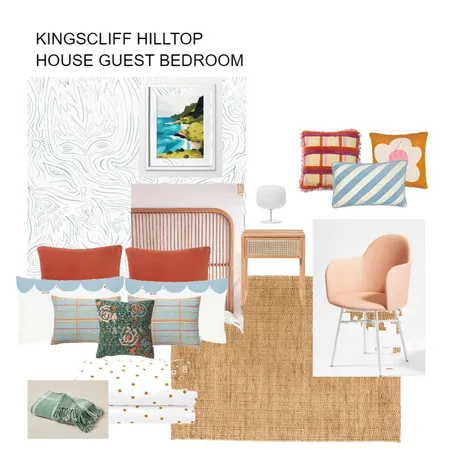 Kingscliff Hilltop House Guest Bedroom Mood Board Interior Design Mood Board by hemko interiors on Style Sourcebook