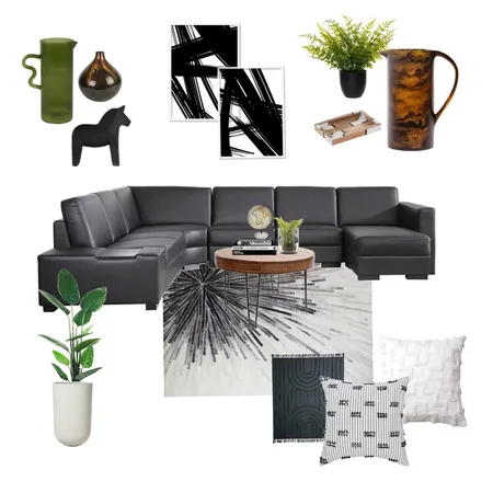 Modern Contemporary Living Room Interior Design Mood Board by Elabana Property Styling on Style Sourcebook