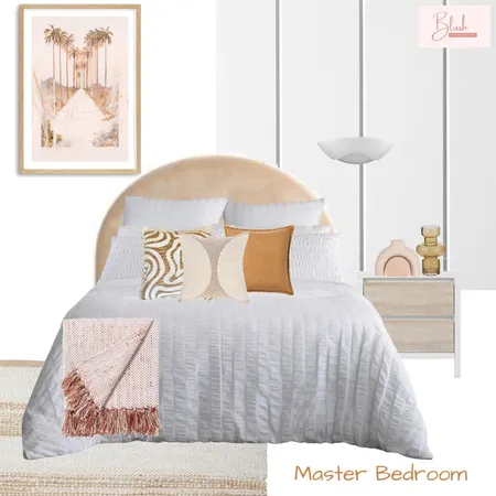 Blush Master Bedroom Interior Design Mood Board by Blush Interior Styling on Style Sourcebook