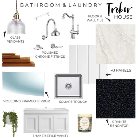 Trebor House - Bathroom/Laundry Interior Design Mood Board by Danielle on Style Sourcebook